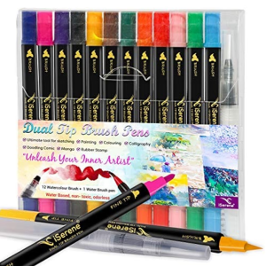 iSerene Dual Tipped Brush Pens