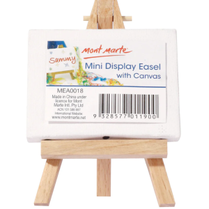 Mini Easel & Canvas